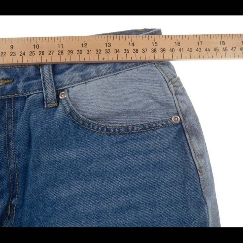 Nasty Gal Classic Blue Women's Jeans Two Toned Front & Back Sz 8